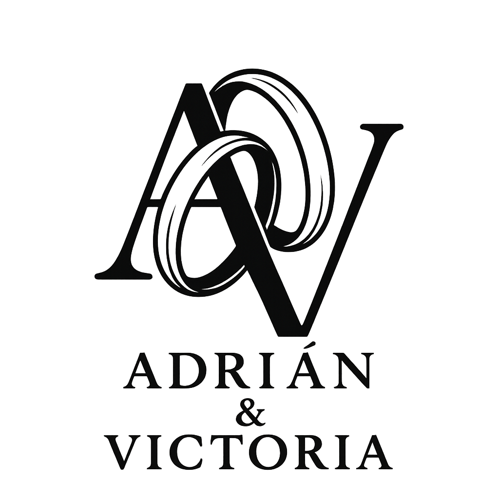 Adrián & Victoria Logo